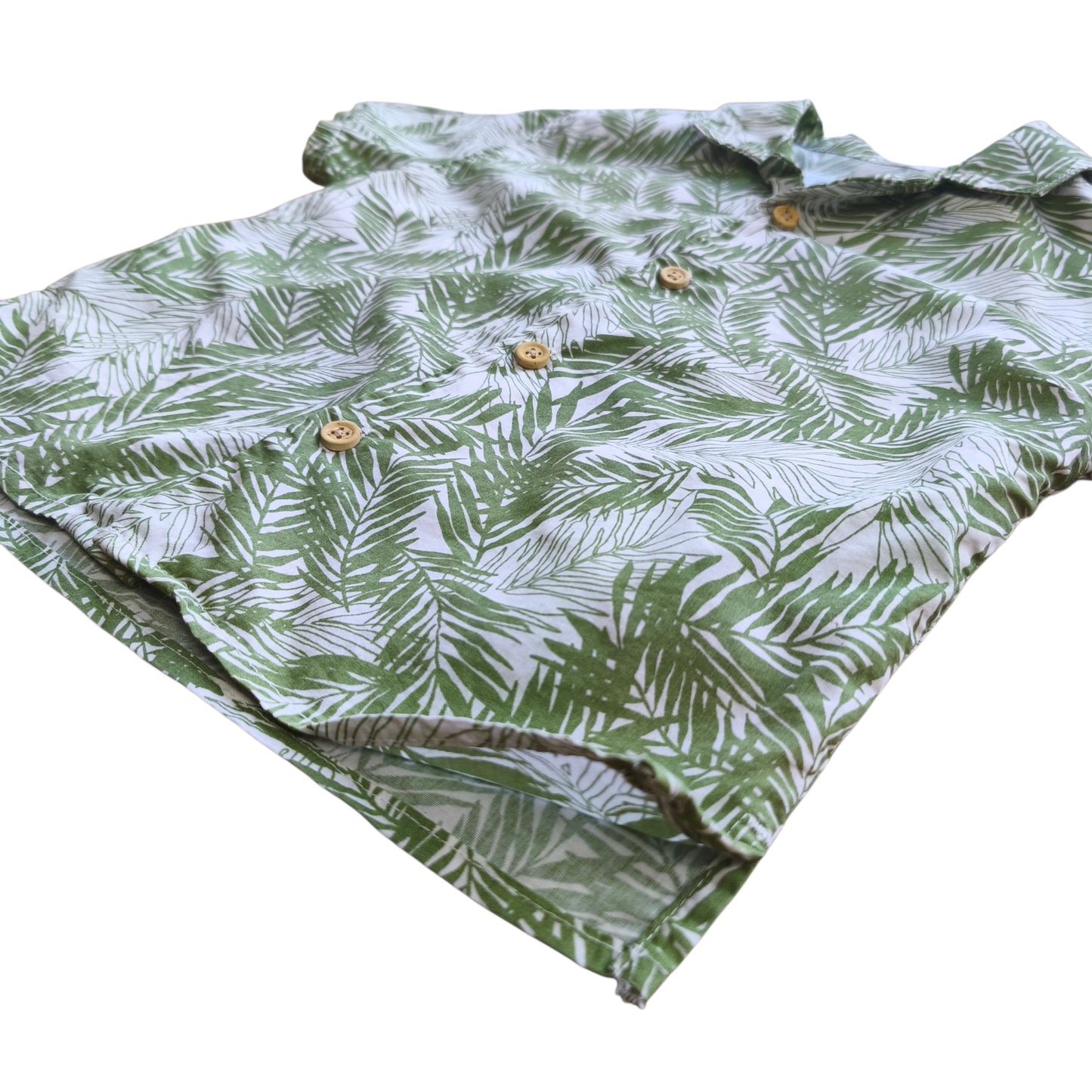 Camisa estampada tropical / 18-24 meses