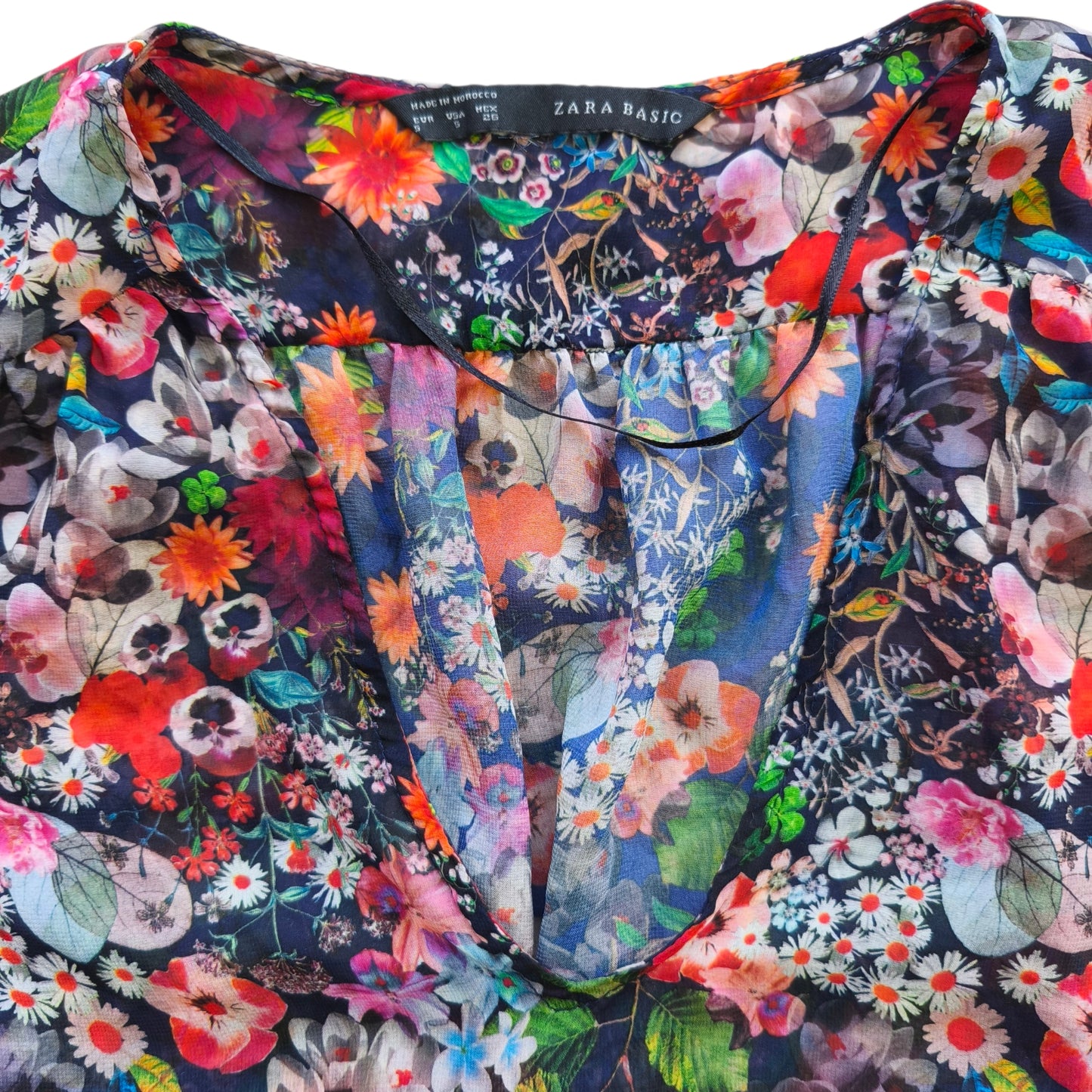 Blusa floral / Talla S