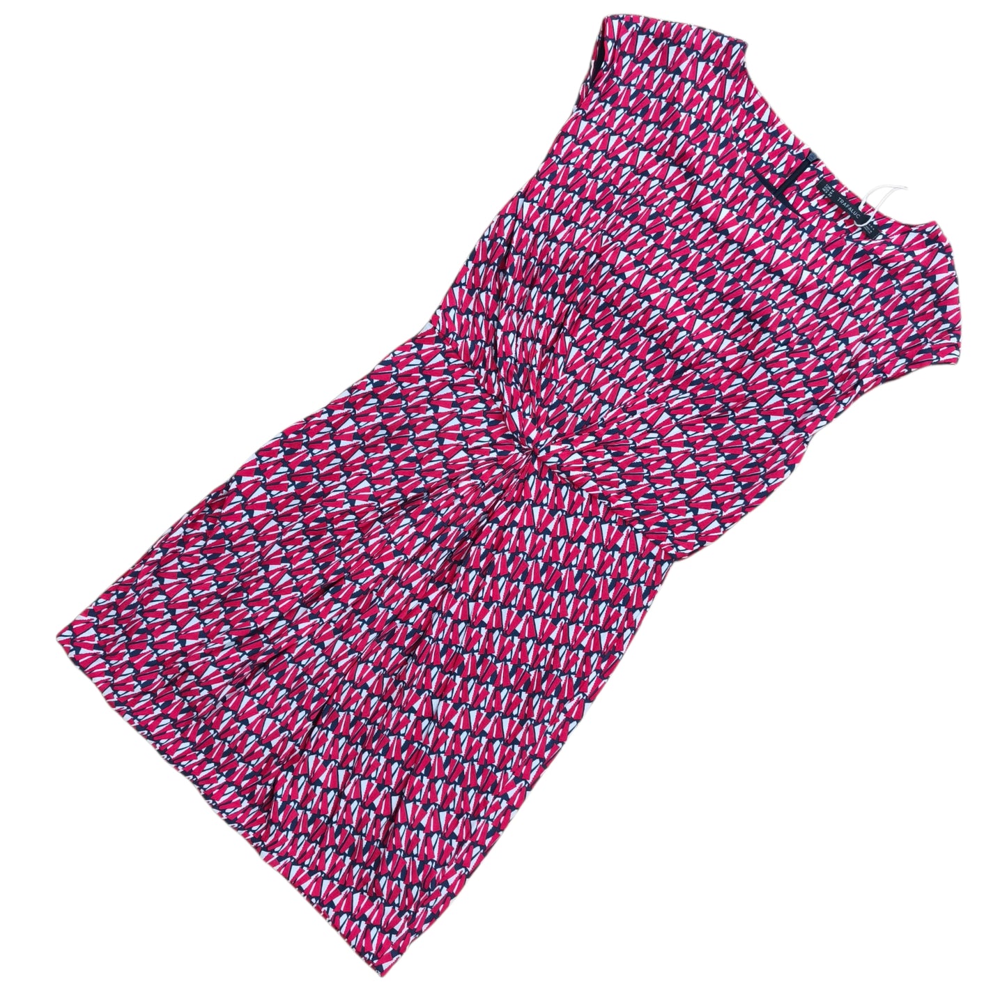 Vestido estampado drapeado / Talla M
