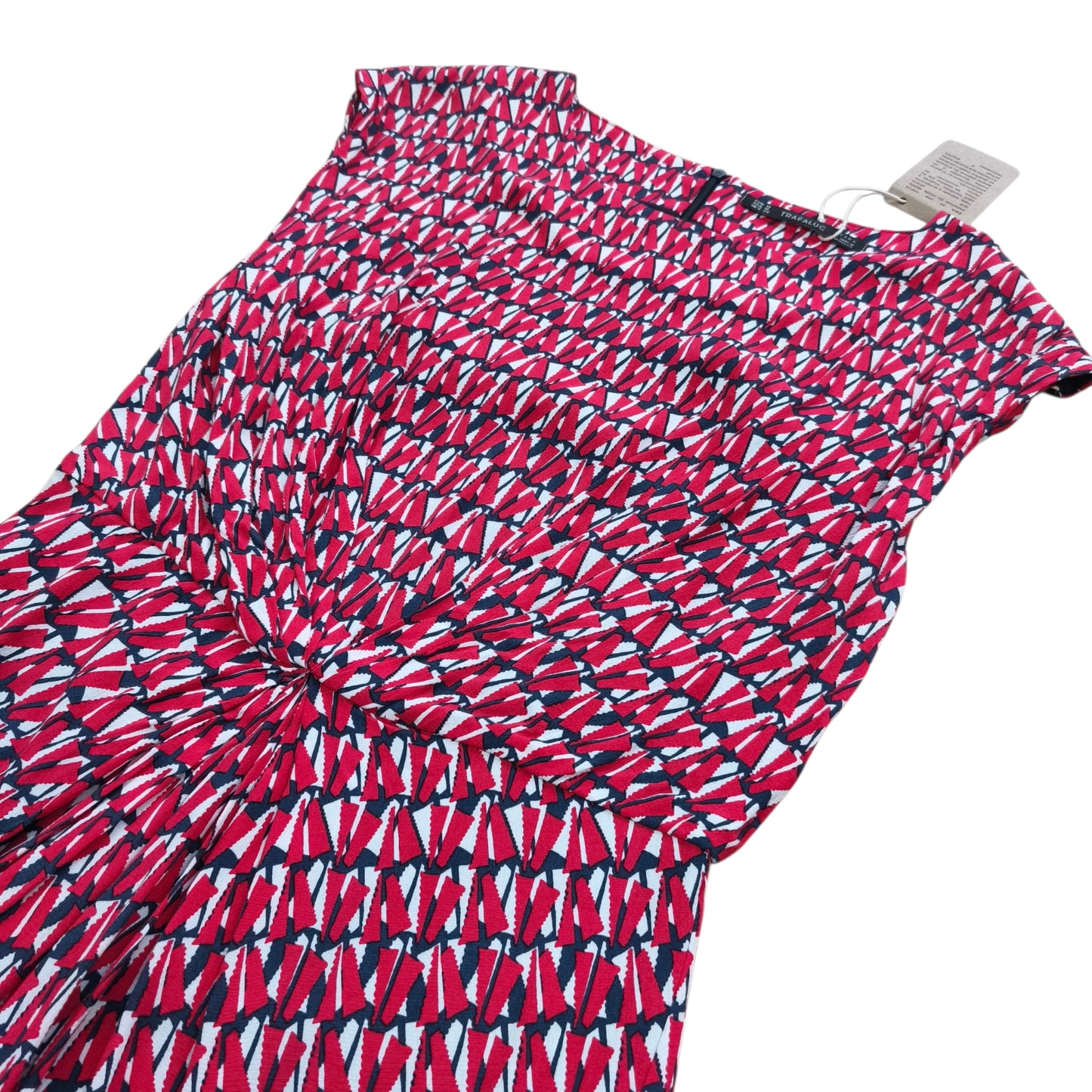 Vestido estampado drapeado / Talla M