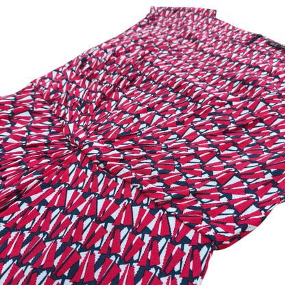 Vestido estampado drapeado / Talla M