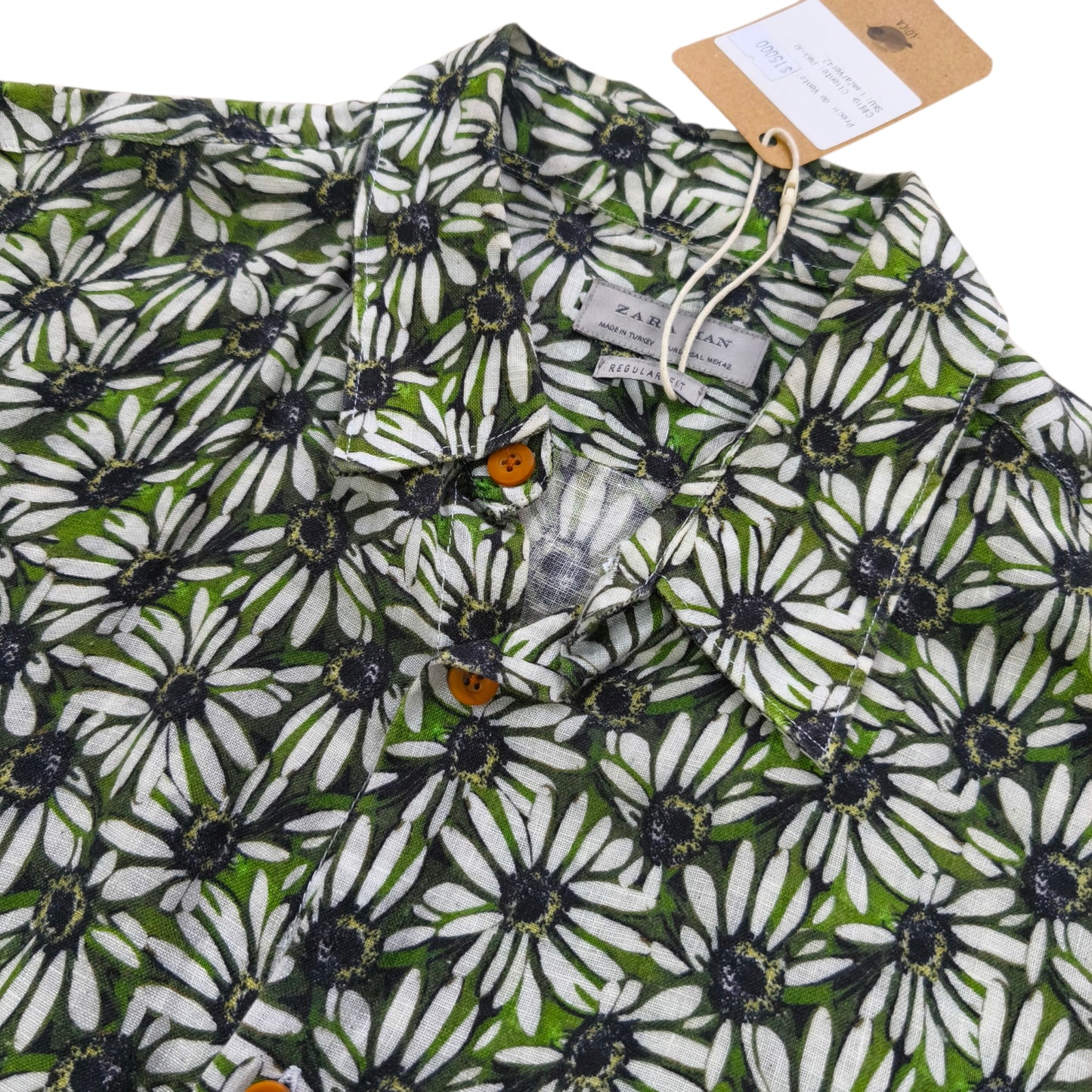 Camisa estampada floreada / Talla L
