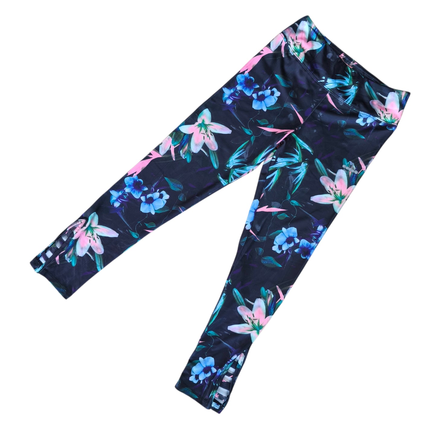 Calza deportiva estampado floral / Talla 14