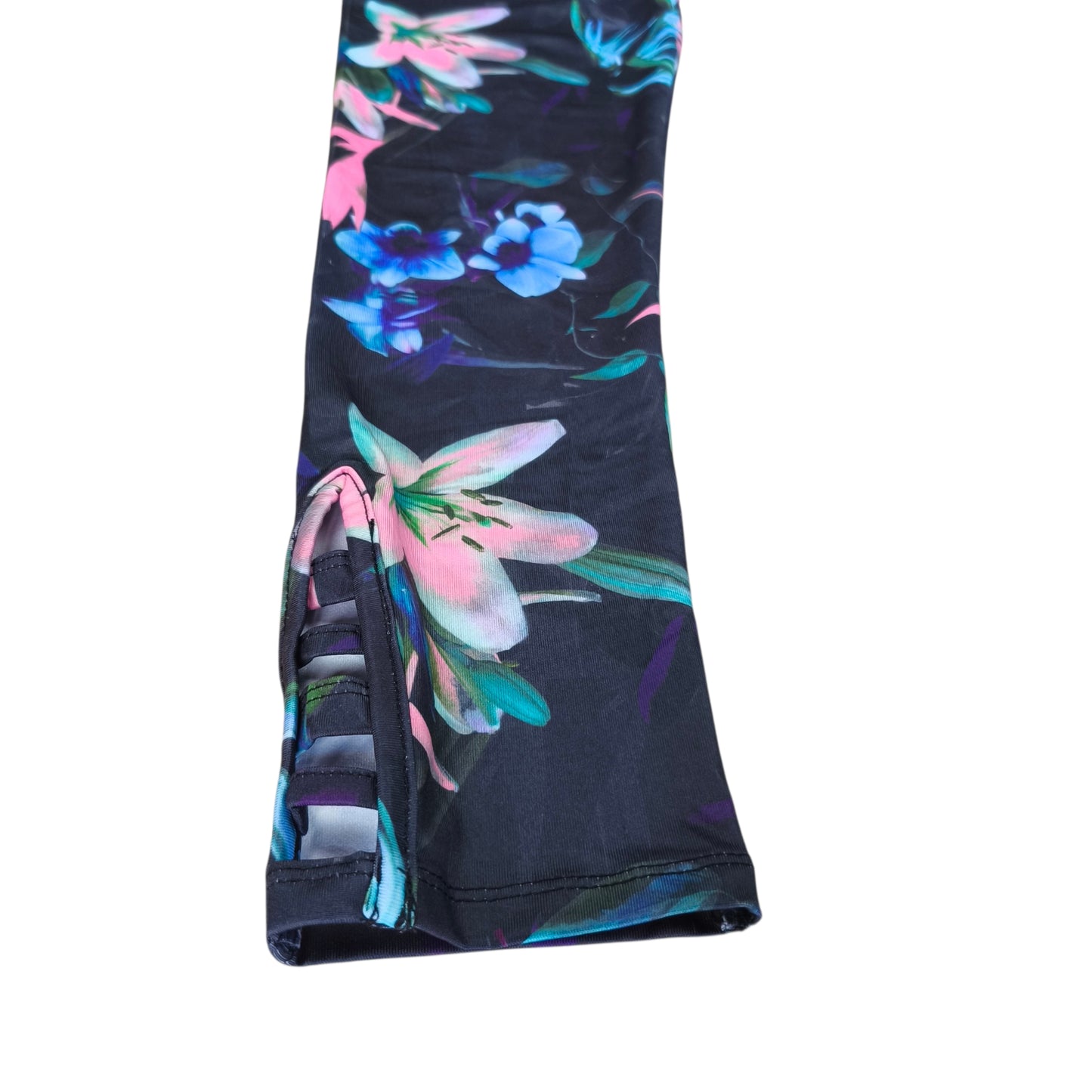 Calza deportiva estampado floral / Talla 14