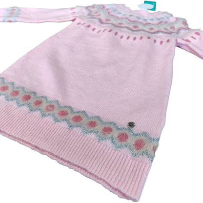 Sweater largo rosado / Talla 4