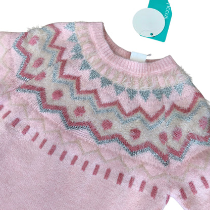 Sweater largo rosado / Talla 4