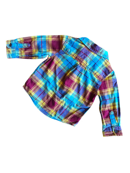 Camisa cuadrillé / 12 meses