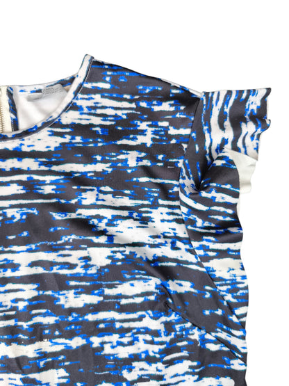 Blusa Estampada con vuelos / Talla L