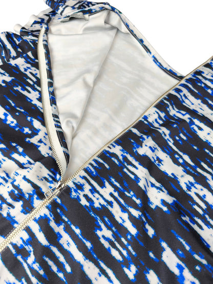 Blusa Estampada con vuelos / Talla L