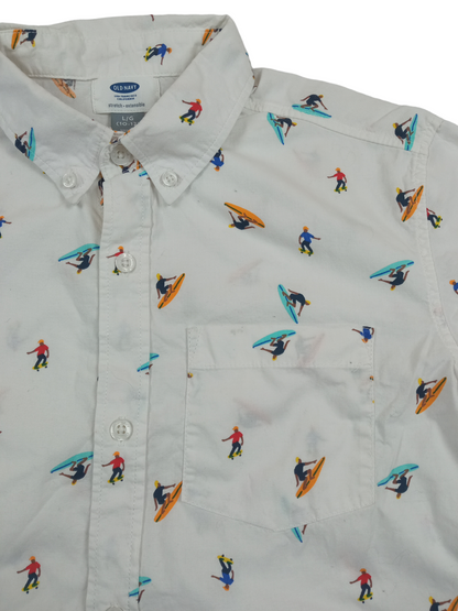 Camisa diseño skate-surf / Talla 10-12