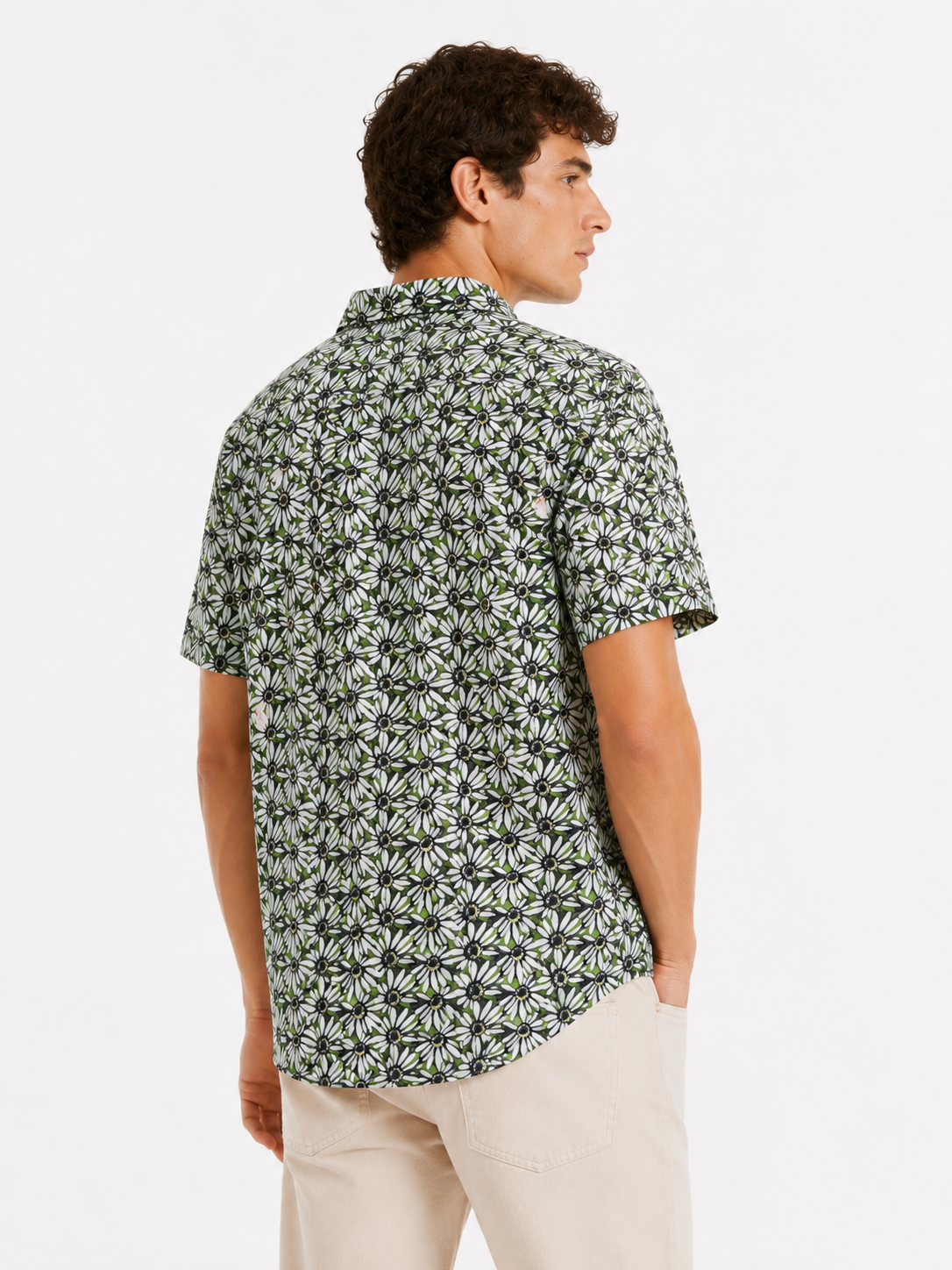 Camisa estampada floreada / Talla L