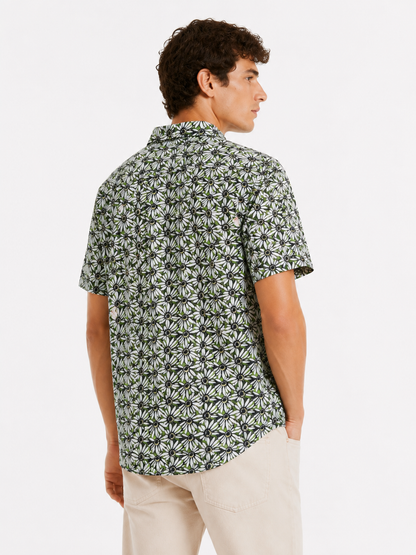 Camisa estampada floreada / Talla L