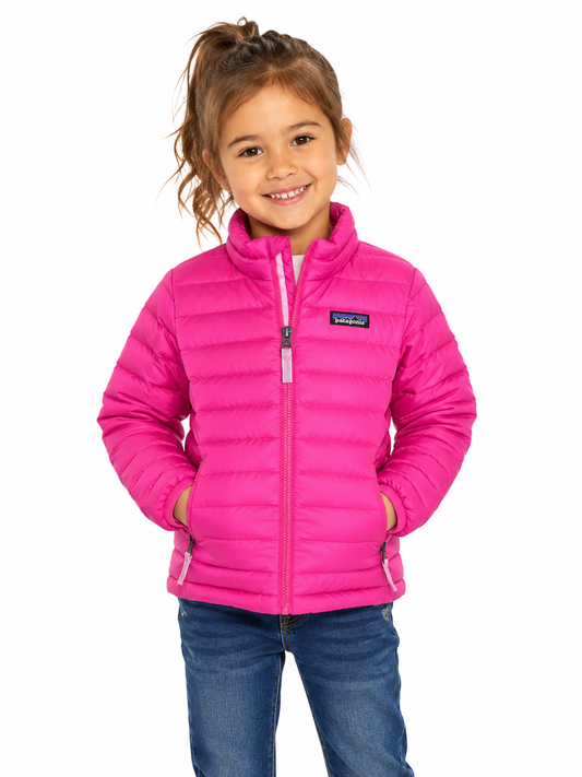 Parka Rosada Patagonia / Talla 4T
