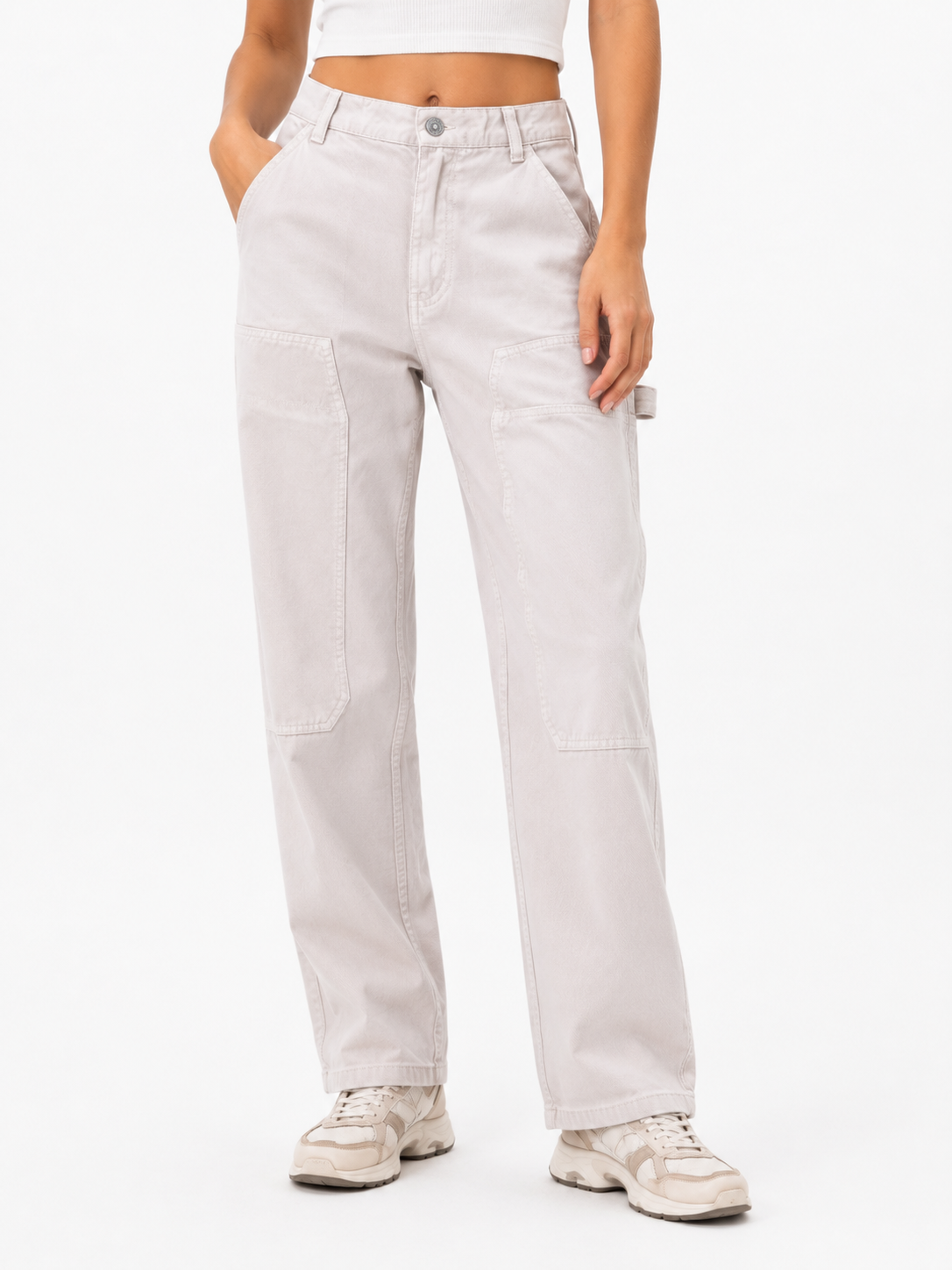 Pantalón carpenter recto / Talla 38