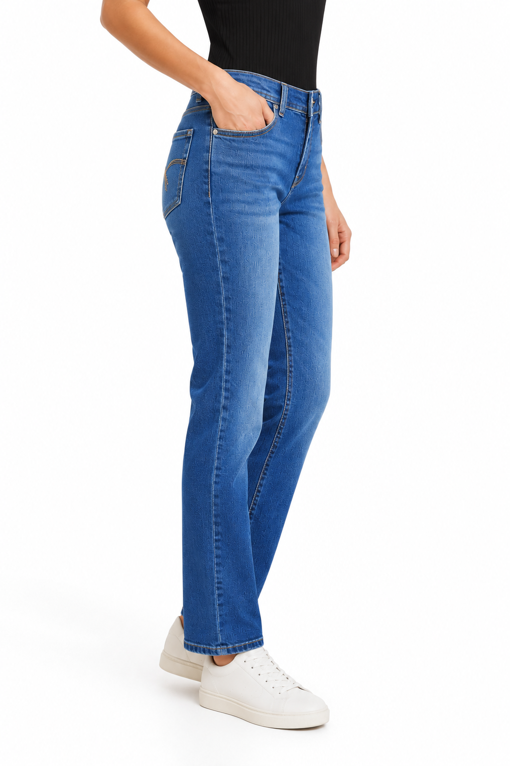 Pantalón Jeans tiro medio - Talla 40