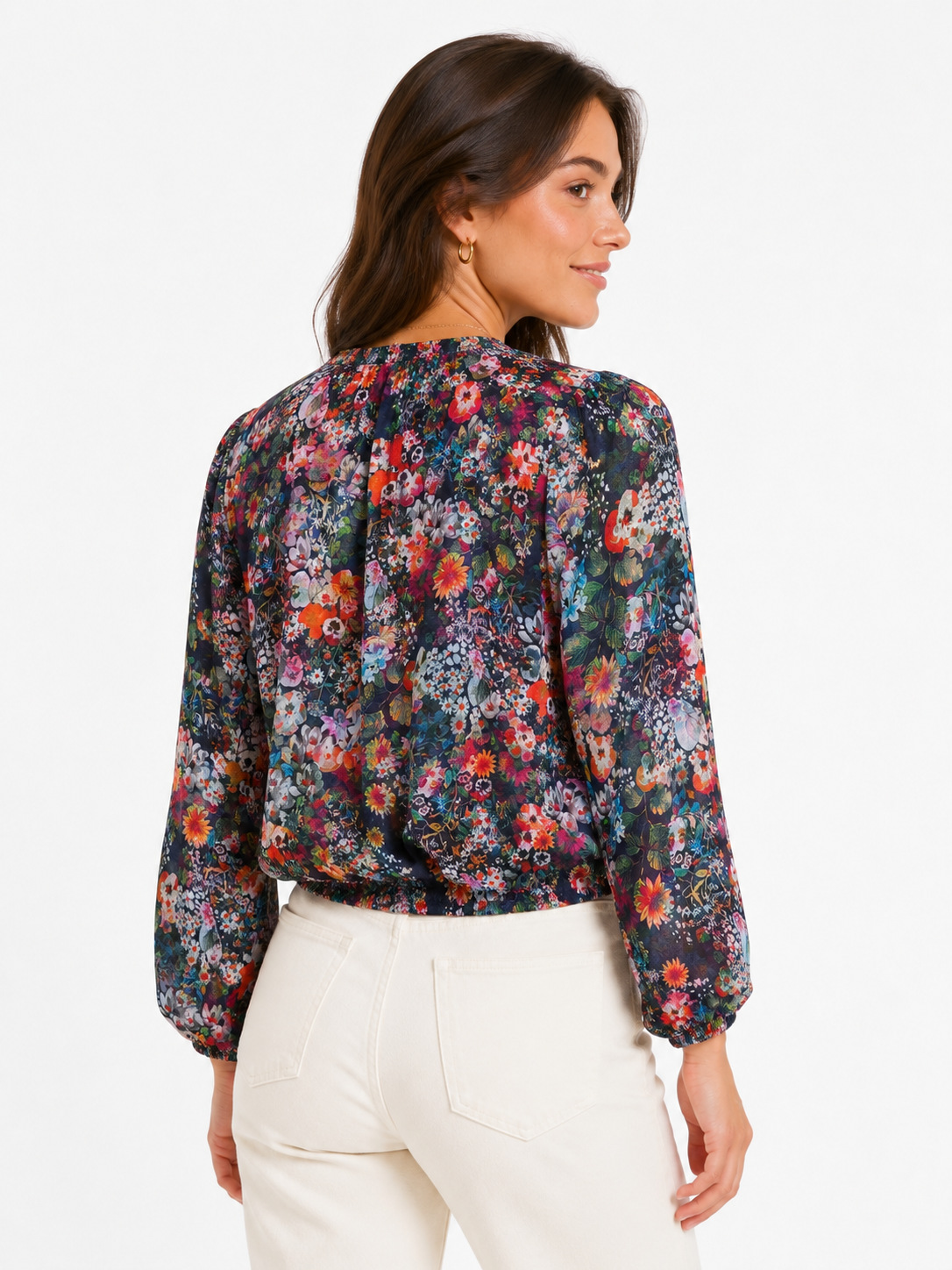 Blusa floral / Talla S