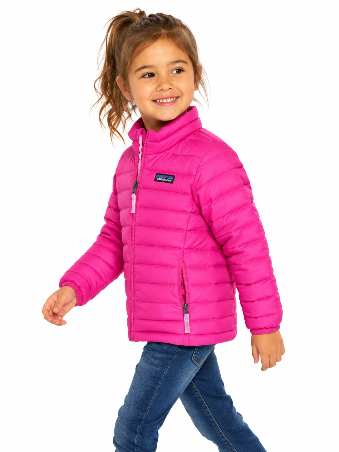 Parka Rosada Patagonia / Talla 4T