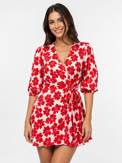 Vestido estampado floral / Talla M