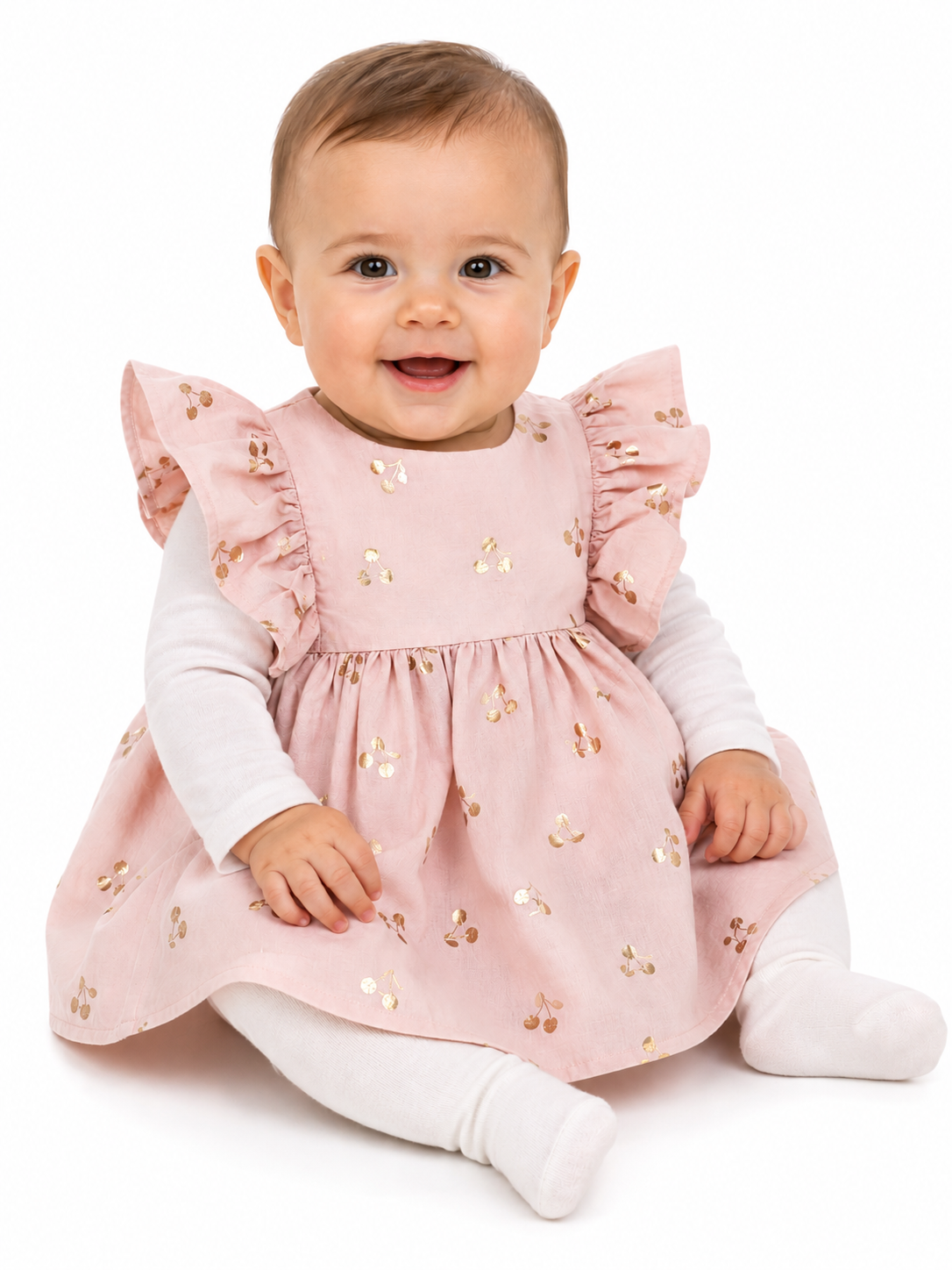 Vestido rosado / 4-6 meses