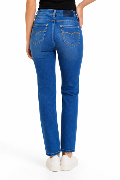 Pantalón Jeans tiro medio - Talla 40