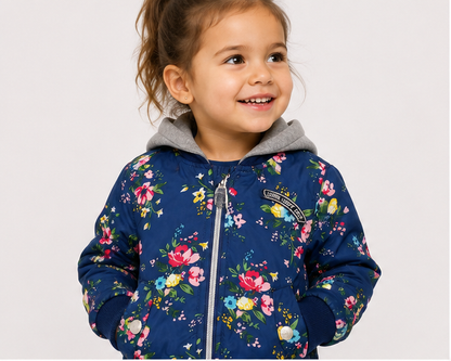 Parka floreada / Talla 2