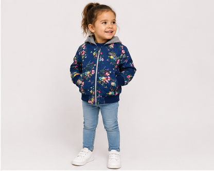 Parka floreada / Talla 2