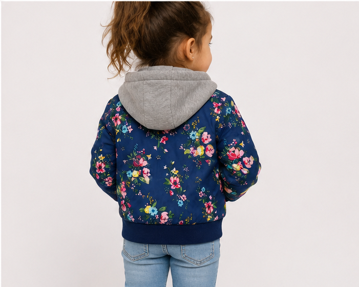 Parka floreada / Talla 2