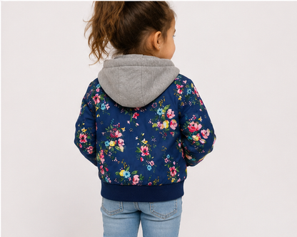 Parka floreada / Talla 2