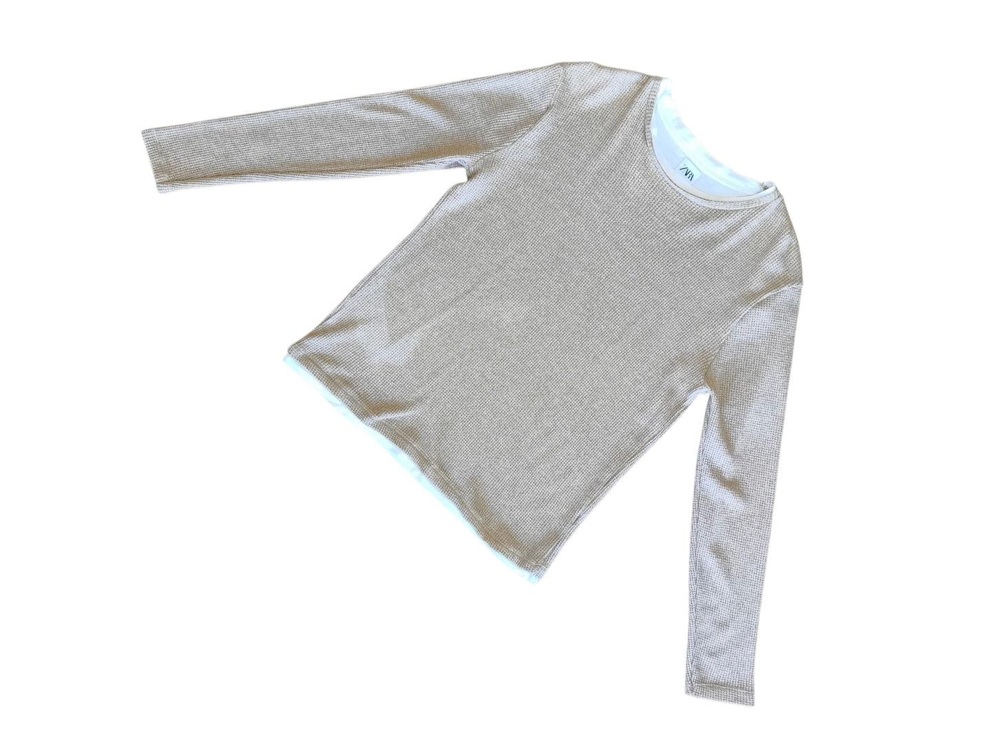 Sweater Waffle Texturizado / Talla S