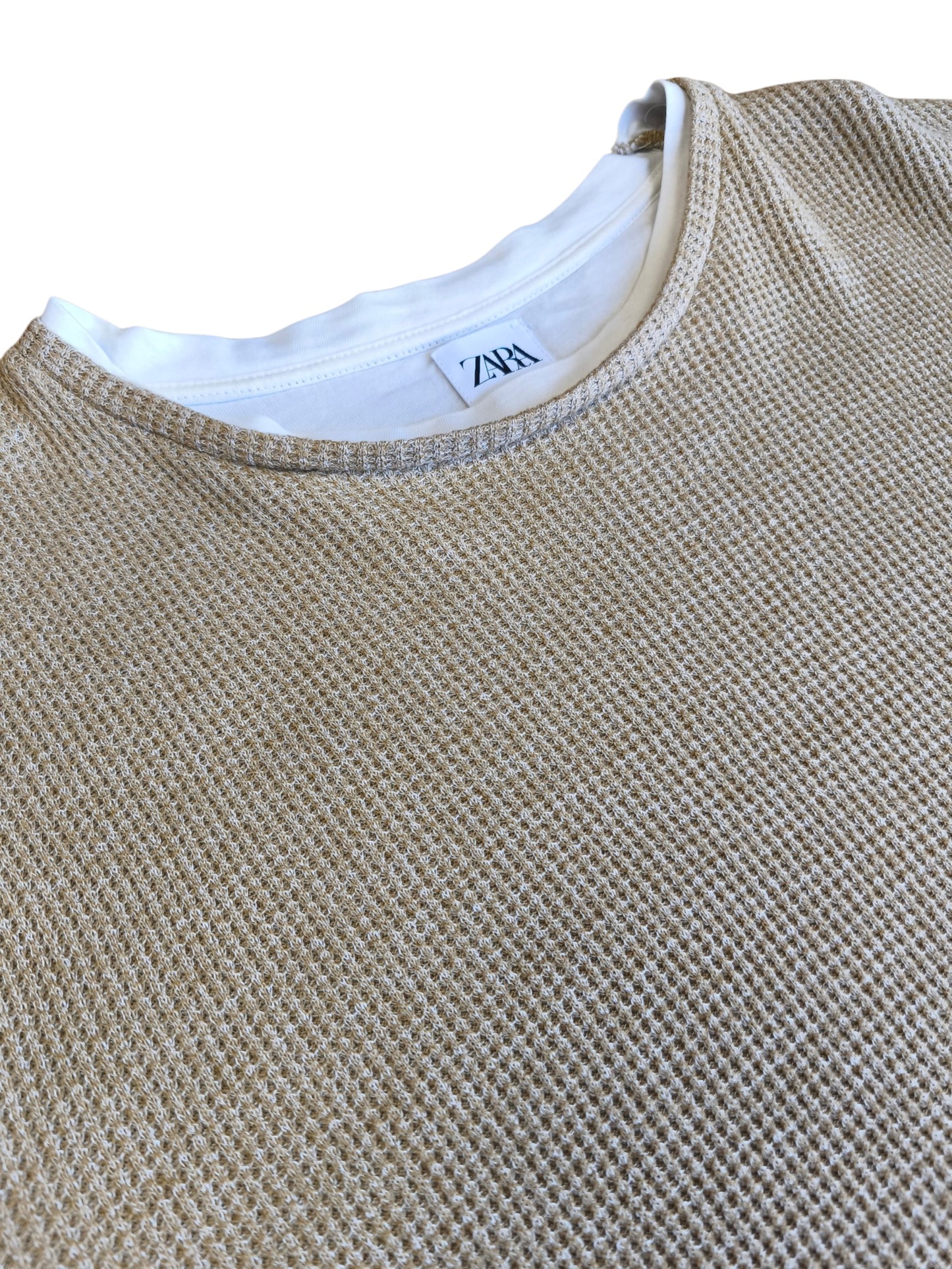 Sweater Waffle Texturizado / Talla S